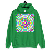 Jawbreaker Unisex Hoodie Trip Trippy Colorful Abyssinian Kiosk Psychedelic Candy Gildan Original Art Fashion Cotton Apparel Clothing