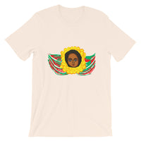 GYR Angel Unisex T-Shirt Traditional Ethiopian with Feathers and Wings Abyssinian Kiosk Green Yellow Red Bella Canvas Bella Canvas Original Art Abyssinian Kiosk Fashion Cotton Apparel Clothing