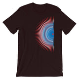 Red White Blue Half Star Unisex T-Shirt Abyssinian Kiosk Fashion Cotton Apparel Clothing Bella Canvas Original Art