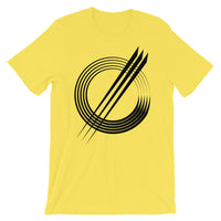Black Circles & Strikes Unisex T-Shirt Abyssinian Kiosk Fashion Cotton Apparel Clothing Bella Canvas Original Art