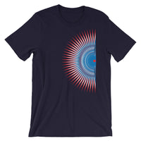 Red White Blue Half Star Unisex T-Shirt Abyssinian Kiosk Fashion Cotton Apparel Clothing Bella Canvas Original Art