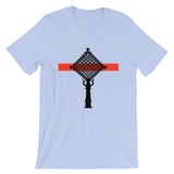 Black Cross Red Bar Unisex T-Shirt Ethiopian Coptic Orthodox Abyssinian Kiosk Christian