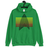 Sisko Kid II Black & Warm Bars Unisex Hoodie