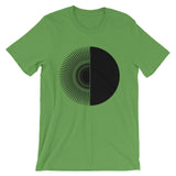 Black Half Star Half Circle Unisex T-Shirt Abyssinian Kiosk Fashion Cotton Apparel Clothing Bella Canvas Original Art