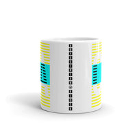 Yellow Cyan CA Kaffa Mug