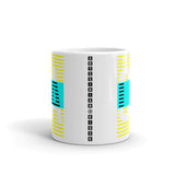 Yellow Cyan CA Kaffa Mug