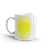 Yellow Lined Circles Kaffa Mug