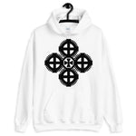 Plain Black #9 Cross Unisex Hoodie Ethiopian Coptic Orthodox Abyssinian Kiosk Christian Gildan Original Art Abyssinian Kiosk Fashion Cotton Apparel Clothing