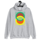 Green Yellow Rings Red Inner Unisex Hoodie Abyssinian Kiosk Fashion Cotton Apparel Clothing Gildan Original Art