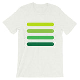 4 Green Bars Unisex T-Shirt Abyssinian Kiosk Lines Fashion Cotton Apparel Clothing Bella Canvas Original Art