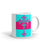 Cyan Pink Cyan #13 Cross Kaffa Mug