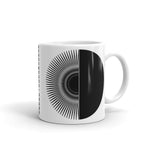 Black Half Star Half Circle Kaffa Mug