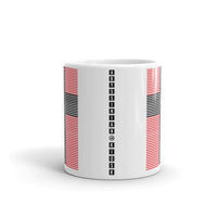 Black Cross Red Lines Kaffa Mug