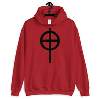 Circle Top Black Cross Unisex Hoodie Abyssinian Kiosk Ethiopian Coptic Orthodox Tewahedo Christian Gildan Original Art Fashion Cotton Apparel Clothing