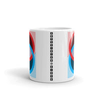 Red Blue Rings Black Inner Kaffa Mug