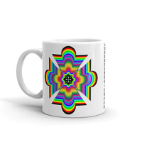 Random Psychedelic Cross Black Kaffa Mug