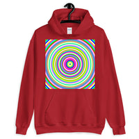 Jawbreaker Unisex Hoodie Trip Trippy Colorful Abyssinian Kiosk Psychedelic Candy Gildan Original Art Fashion Cotton Apparel Clothing