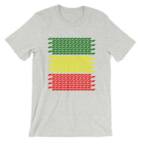 Slanted Green Yellow Red Unisex T-Shirt Ethiopian Flag Abyssinian Kiosk Abyssinia Ethiopia