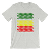 Slanted Green Yellow Red Unisex T-Shirt Ethiopian Flag Abyssinian Kiosk Abyssinia Ethiopia