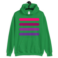 4 Pink to Purple Bars Unisex Hoodie Abyssinian Kiosk Lines Fashion Cotton Apparel Clothing Gildan Original Art