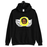 Yellow White Angel Unisex Hoodie Traditional Ethiopian with Feathers and Wings Abyssinian Kiosk Ethiopian Gildan Original Art Fashion Cotton Apparel Clothing