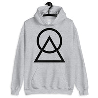 Black Circle Triangle Unisex Hoodie Abyssinian Kiosk Harmonious Meeting Fashion Cotton Apparel Clothing Gildan Original Art