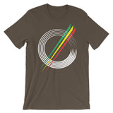 White Circles GYR Strikes Unisex T-Shirt Abyssinian Kiosk Fashion Cotton Apparel Clothing Bella Canvas Original Art