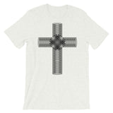 Black Ellipse Cross Bella Canvas Unisex T-Shirt Abyssinian Kiosk Christian Jesus Religion Cross Bella Canvas Original Art Fashion Cotton Apparel Clothing