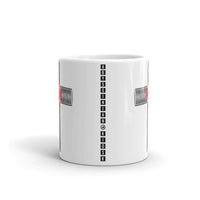 Black & Red Ellipse Cross Kaffa Mug