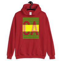 Green Yellow CA Unisex Hoodie Abyssinian Kiosk Fashion Cotton Apparel Clothing Gildan Original Art