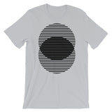 Black Lined Circles Unisex T-Shirt Abyssinian Kiosk Joining Circles Fashion Cotton Apparel Clothing Bella Canvas Original Art