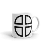 Between the Lines Cross Black Kaffa Mug