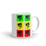 Pop Art Solid GYR Haile Selassie Kaffa Mug