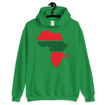 Africa Red Black Middle Dots Unisex Hoodie Abyssinian Kiosk Fashion Cotton Apparel Clothing Gildan Original Art