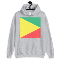 Green Yellow Red Triangle Square Unisex Hoodie Abyssinian Kiosk Ethiopian Fashion Cotton Apparel Clothing Gildan Original Art