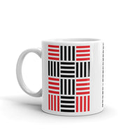 4 Lines Black Cross Red Kaffa Mug