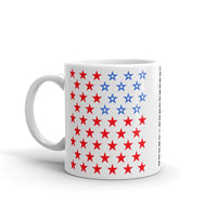 Star Spangled 2 Kaffa Mug Coffee Cup 50 Stars States United States of America American Flag Red White Blue Freedom USA Original Art Abyssinian Kiosk
