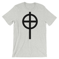 Circle Top Black Cross Unisex T-Shirt Abyssinian Kiosk Ethiopian Coptic Orthodox Tewahedo Christian Bella Canvas Original Art Fashion Cotton Apparel Clothing