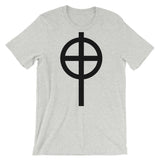 Circle Top Black Cross Unisex T-Shirt Abyssinian Kiosk Ethiopian Coptic Orthodox Tewahedo Christian Bella Canvas Original Art Fashion Cotton Apparel Clothing