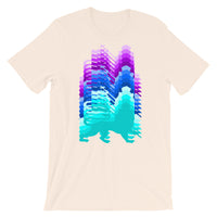 Inverted Gradient Lions Unisex T-Shirt Ethiopian Lion of Judah Abyssinian Kiosk Abyssinia Ethiopia Bella Canvas Original Art Fashion Cotton Apparel Clothing