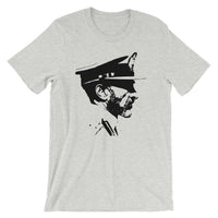 Haile Profile Black Unisex T-Shirt Abyssinian Kiosk Emperor Rasta Rastafari Black Ethiopian Ethiopia Africa African Abyssinia Habesha History Military Uniform Art Portrait Vintage Reggae Bella Canvas Original Art Fashion Cotton Apparel Clothing