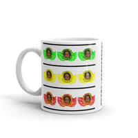 Black Lines GYR Angels Kaffa Mug