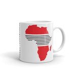Africa Red Black Middle Dots Kaffa Mug