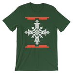 White Cross Red Legos Unisex T-Shirt Ethiopian Coptic Orthodox Abyssinian Kiosk Christian