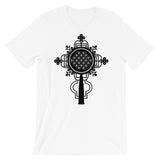 Plain Black #10 Cross Unisex T-Shirt Abyssinian Kiosk Ethiopian Coptic Orthodox Tewahedo Christian Bella Canvas Original Art Fashion Cotton Apparel Clothing