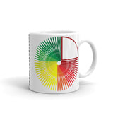 Green to Yellow to Red Star Kaffa Mug