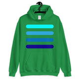 4 Blue Bars Unisex Hoodie Abyssinian Kiosk Lines Fashion Cotton Apparel Clothing Gildan Original Art