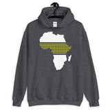 Africa White Yellow Middle Dots Unisex Hoodie Abyssinian Kiosk Fashion Cotton Apparel Clothing Gildan Original Art
