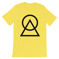 Black Circle Triangle Unisex T-Shirt Abyssinian Kiosk Harmonious Meeting Fashion Cotton Apparel Clothing Bella Canvas Original Art