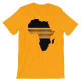 Africa Black Middle Dots Unisex T-Shirt Abyssinian Kiosk Fashion Cotton Apparel Clothing Bella Canvas Original Art 